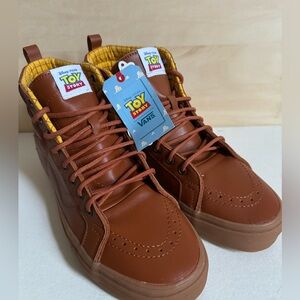Vans Toy Story Sk8 Hi woody new with box size 10 $75 obo